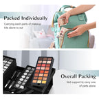 All In One Makeup Kit For Girls, Beginner Makeup Kit For Teens Makeup Kit For Little Girls Full Set Make Up Kit For Women Cosmetic Set 18 Color Eyeshadow Eyeliner Lipgloss Blush Mirror - Green