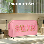 2pcs preppy makeup bags set,