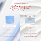 First Aid Beauty - Hydrating Dewy Gel Cream, Lightweight Oil-Free Facial Moisturizer with Hyaluronic Acid and Ceramides, Helps Reduce Excess Oil Build Up & Improve Skins Hydration, 1.7 oz