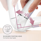 Panasonic Epilator with Gentle Cap, Electric Hair Remover for Home, 3 Speed Settings, Wet Dry, Washable - ES-EY30