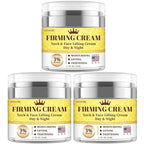 3% Retinol Cream Face Moisturizer, Anti Aging Neck Firming Cream with Collagen, Day & Night Face Cream with Hyaluronic Acid, Lifting & Tightening Wrinkle for Women & Men, 1.7 FL OZ, 3PC