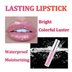 Long-Lasting Shiny Liquid Lipstick, Diamond Shimmer Metallic Lip Long-Lasting