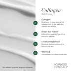 Advanced Clinicals Collagen Cream W/Hyaluronic Acid Face Moisturizer + Collagen Body Cream 2pc Skincare Set For Women & Men To Reduce Appearance Of Wrinkles, Fine Lines, & Uneven Skin Tone, 2pc Set