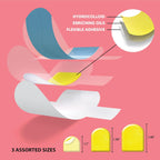 Onyx Professional Hard as Hoof S.O.S Nail Patches - Nail and Cuticle Strengthening Treatment Repair Patches, Nail Growth, Repair, 20 Count