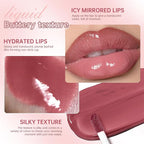 Peel Off Lip Liner Stain Tattoo, Long Lasting Waterproof Lip Stain Peel off, Tattoo Pink Lip Liner and Lip Gloss Combo, Non-Stick Cup Nourishing Lip Gloss Set Lipstick Makeup