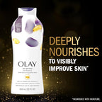Olay Body Wash for Women, Age Defying with Vitamin E, 24hr Moisturizing, Hydrating & Refreshing, B3 Vitamin Complex, Free of Parabens & Phthalates, For All Skin Types, Scented, 22 fl oz (Pack of 2)