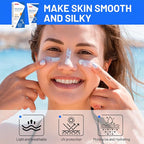 Hyaluronic Acid Body Sunscreen SPF 50, Sunscreen for Body & Face, Sunscreen Body Lotion Water Resistant, Hydrate Moisturizing Body Lotion with Sunscreen SPF 50, Sunscreen Moisturizer for Face Body