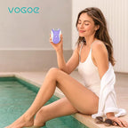 Epilator for Women-Cordless Epilators Hair Removal for Women, 4-in-1 Electric Razor Hair Remover, 2 Speeds & 21 Tweezers for Face Legs Arms Armpit Bikini, Purple HR310