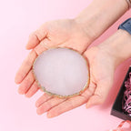 Resin Nail Art Palette Gold Edge Nail Holder