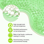 Cooling Eye Mask Gel Eye Mask Reusable Cold Eye Mask for Puffy Eyes, Eye Ice Pack Eye Mask with Soft Plush Backing for Dark Circles, Migraine, Stress Relief