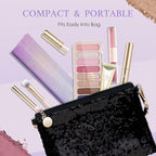 Color Nymph Contour Palette Eyeshadow Makeup Set For Teen Girl Included Highlighter, Blush, Bronzing, Contour Powder With Mirror For Beginners Cruelty Free And Hypoallergenic