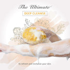 Spongentle Deep Cleansing Body Loofah Sponge, Natural Colors, for Bath and Shower, Multiple Textures for Gentle and Deep Exfoliation, Generous and Rich Lather, (Pack of 3)