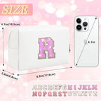 Personalized initial letter makeup bag,