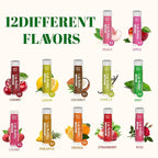 36 Pack Natural Lip Balm Bulk with Vitamin E and Coconut Oil - Moisturizing, Soothing, and Repairing Dry and Chapped Lips - 12 Flavors - Non-GMO