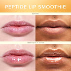 Farmacy Peptide Lip Balm - Lip Smoothie Hydrating Lip Balm with Vitamin C to Visibly Plump + Smooth Lip Lines - Nourishing Lip Treatment with a High-Gloss Finish - Honey Vanilla (10g)
