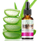 Aloe Vera Eye Serum Dark Circles Under Eye Treatment for Women to Reduce Appearance of Puffy Eyes Eye Bags Fine Lines and Wrinkles for All Skin Types, Beauty Skin Care Gift