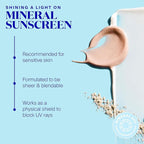 Supergoop! Mineral Sheerscreen SPF 30 PA+++, 0.68 fl oz - 100% Mineral, Broad Spectrum Face Sunscreen + Primer + Helps Filter Blue Light - Satin Finish - For All Skin Types