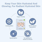 Avocado Heart-Shaped Collagen Under Eye Masks | Brightening Eye Mask Pads w/Hyaluronic Acid & Niacinamide | Hydrogel Depuffing Under Eye Patches for Dark Circles and Puffiness (Pack of 10)