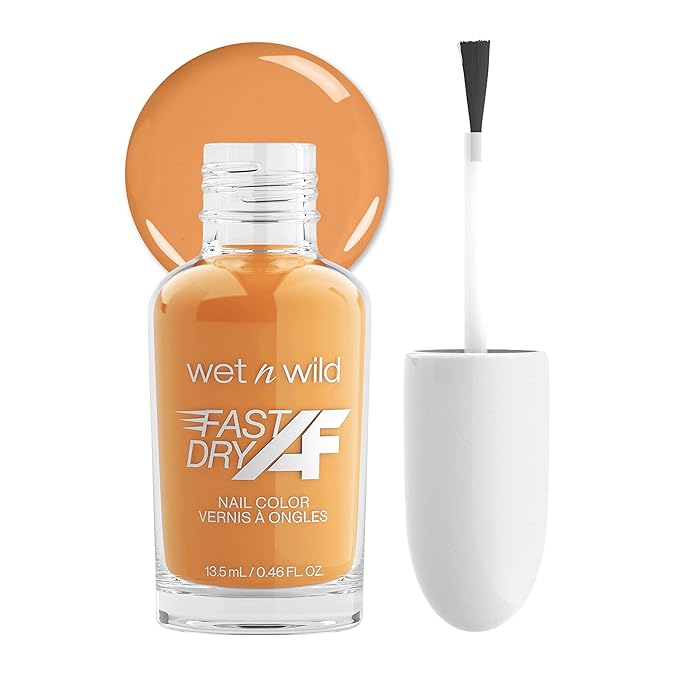 wet n wild Fast Dry AF Nail Polish, Quick 40 Second Dry Time, Long Lasting High-Shine - Potassium-Rich