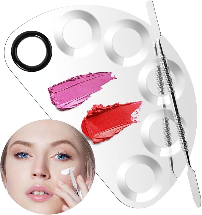 Makeup Mixing Foundation Palette Tools - Stainless Steel