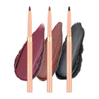 Oulac Waterproof Lipliner Pencil Set - Smooth and Creamy, Retractable Lip Makeup for Precision Application, Vegan & Cruelty-Free, 02+05+06