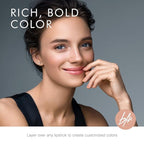 Beauty For Real Lip Gloss + Shine, Orange Rush - Bright Coral Orange - Non-Sticky Plumping & Hydrating Gloss - Light & Mirror In Cap - Contains Marine Collagen - 0.15 fl oz