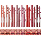 LANGMANNI 8Pcs Sculpting Matte Velvet Lip Liner Set,Smooth Creamy Texture,Waterproof And High Pigmented For Girls Daily Application Lip Makeup(5+6+7+8+9+10+11+12)