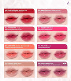 Heart Percent Dote On Mood Pure Glow Tint, Watery & Lightweight Moisturizing Lip Stain Long Lasting Liquid Lipstick 6.8g, 16.Geek & Mauve