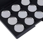 Empty Magnetic Eyeshadow Palette Eyeshadow Case DIY Makeup Palette Makeup Container Organizer, Fit 26mm Round Metal Pans (12 Grids)
