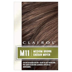 Clairol Natural Instincts Semi-Permanent Hair Dye for Men, M11 Medium Brown Hair Color, Pack of 3