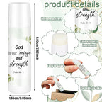 50 Pcs Bible Verse Lip Balm Bulk Christian Gift for Women Faith Religious Moisturizing Lip Care Product Stocking Stuffers with Inspirational Scripture Happy Moment Praise God for Friend
