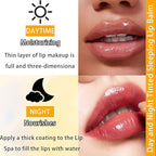 3 Pcs Bee Lip Balm Honey Pot with Stick,Moisturizing Lip Mask Overnight,Day and Night Tinted Sleeping Lip Balm,Hydrating Lip Scrubs Exfoliator & Moisturizer