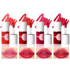 Lip Tint Stain, Long Lasting Korean Lip Stain Set, Non-sticky Waterproof Lightweight Lip and Cheek Tint, Moisturizing High Pigment Water Tint, Matte Finish Lip Tint