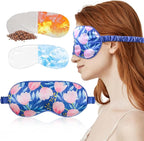 Heated cold eye mask silky