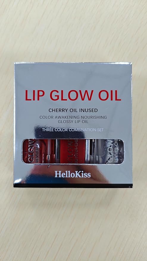 Liquid Lip Oil Gloss, 3 Pack Moisturizing Hydrating Nourishing Long Lasting Tinted Lip Gloss Plumper Gift Box for Teens Women Wife Mum Gift Idea