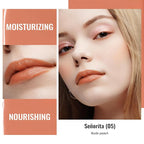 Oulac Moisturizing Shine Peach Pink Lipstick For Women 3PCS, 2 in 1 Tinted Lip Balm, Hydrated Juicy and Glossy Lip Color for Dry, Cracked and Chapped Lips, Vegan [05+S05+13]