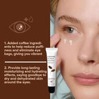 Caffeine Eye Cream for Dark Circles, Under Eye Treatment Eye Cream with Caffeine Anti Aging Wrinkles Lifting Firming Moisturizer Tightening Eye Cream 20ML