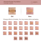 Mineral Fusion Pressed Powder Foundation, Warm 4 - Med/Tan Skin w/Yellowish Undertones, Age Defying Foundation Makeup with Matte Finish, Talc Free Face Powder, Hypoallergenic, Cruelty-Free, 0.32 Oz