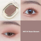 Erinde Single Light Brown Matte Eyeshadow Palette, High Pigment, Long Lasting, Intense Color, Neutral Nudes Naked Matte Pressed Powder Eye Shadow Palette