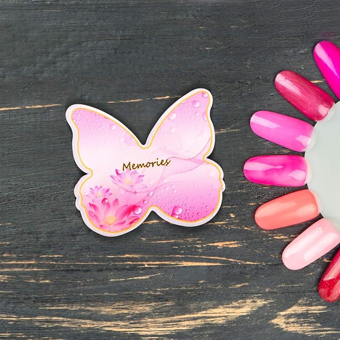 Minkissy 2pcs Resin Nail Art Palette Polish Holder