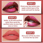 AWCCXMYM 5 Colors Peel Off Lip Stain Lip Long