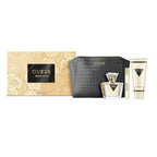Guess Seductive Women Eau de Toilette 4 Piece Gift Set - Perfume Spray 2.5 Fl. Oz., Travel Size Perfume Spray 0.5 Fl. Oz., 3.4 Fl. Oz. Body Lotion, & Pouch