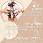 Unscented Shampoo Bar for all hair types is Vegan, Sulfate Free and Made in USA. Get up to 60 Washes at Home or use as a Travel Shampoo. Great for strenghtening shampoo for sensitive skin.