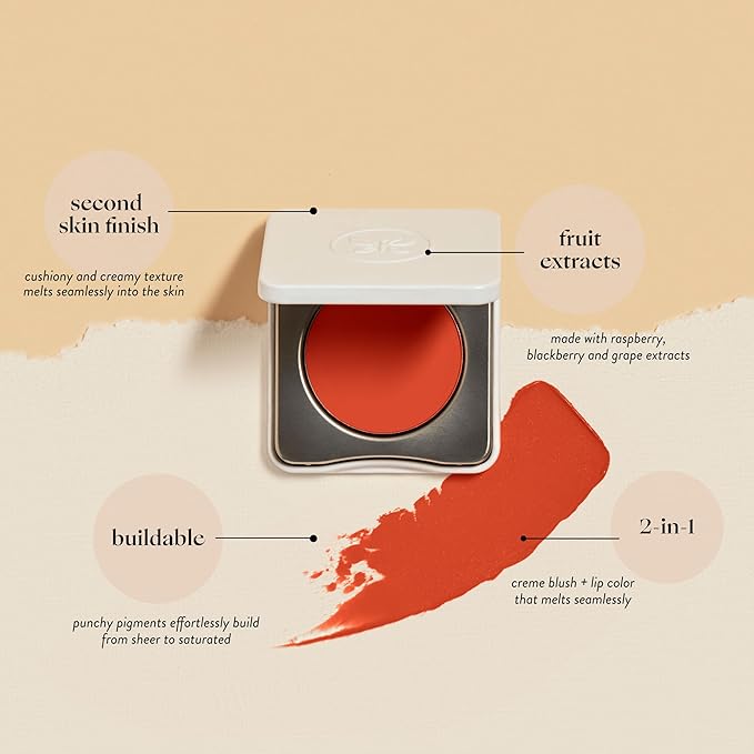 Honest Beauty 2-in-1 Creme Cheek Blush + Lip 1 oz