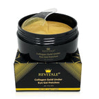 Gold under EYE Collagen Gel Mask, Nourishes, Firms & Hydrates, Puffy Eyes & Dark Circles, Hyaluronic Acid (30 Pairs - Jar)