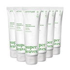 ATTITUDE Body Cream, Moisturizer for Dry Skin, EWG Verified, Vegan & Dermatologist-Tested, Deep Hydration, Pear & Amber Scent, 8 Fl Oz (Pack of 6)
