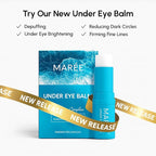MAREE Violet Eye Gels - Marine Collagen Under Eye Patches for Puffy Eyes - Undereye Mask Patches for Women - Moisturizing Gel Eye Masks with Grape Water - Gel Pads