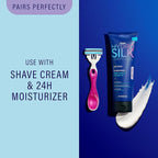 Schick Hydro Silk Ultimate Pubic Skin Protection, Disposable Razors for Women Sensitive Skin | Pubic Hair Razor for Women, Bikini Razor, Womens Razors Bikini Line, 3ct