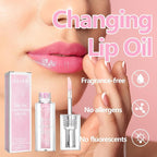 YUANLI Color Changing Lip Oil, Magic Hydrating Glimmer Changing
