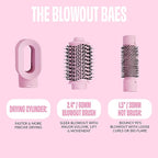 FoxyBae 3-in-1 Ceramic Interchangeable Hair Tools - Blowout [Party Pink]
